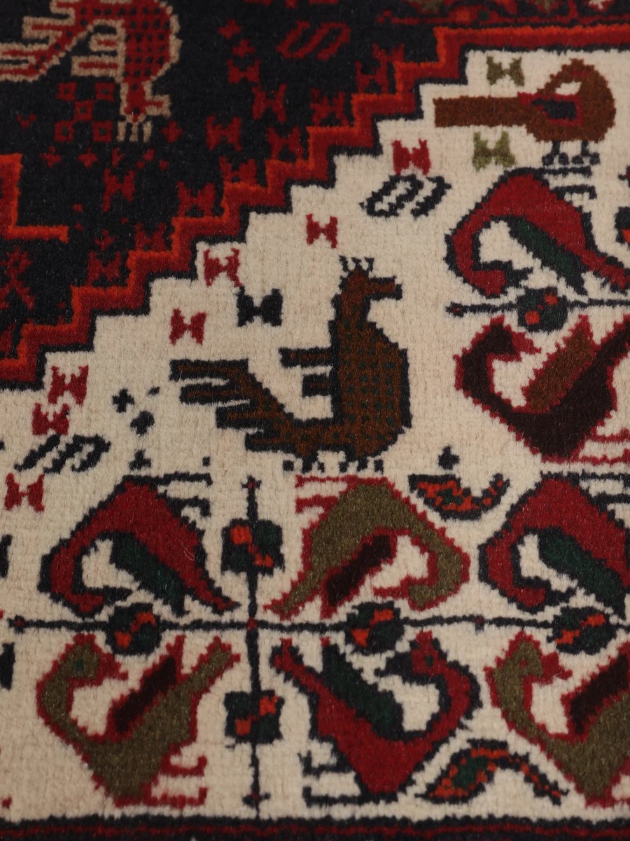 96x175 см, Иран, Балучи, Wool, чёрный — вид 5