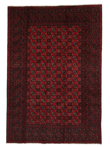 195x286 см, Афганистан, Афган / Пакистан, Wool, чёрный