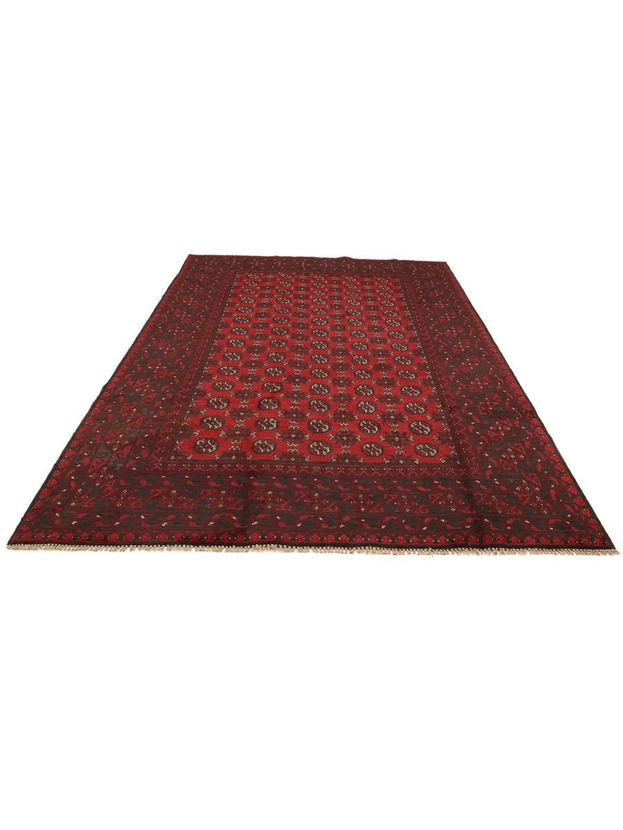 195x286 см, Афганистан, Афган / Пакистан, Wool, чёрный — вид 2