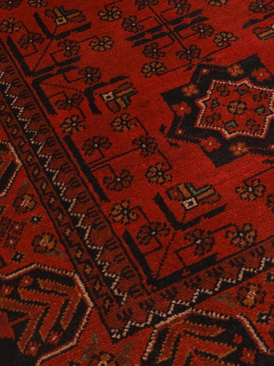 125x194 см, Афганистан, Хал Мохаммади, Wool, чёрный — вид 3