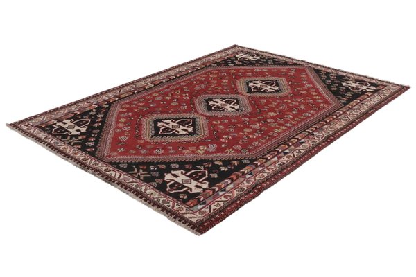 181x250 см, Иран, Кашкай, Wool, чёрный