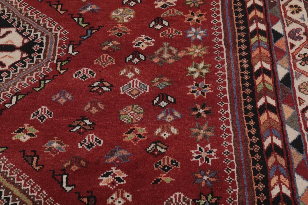 181x250 см, Иран, Кашкай, Wool, чёрный — вид 5