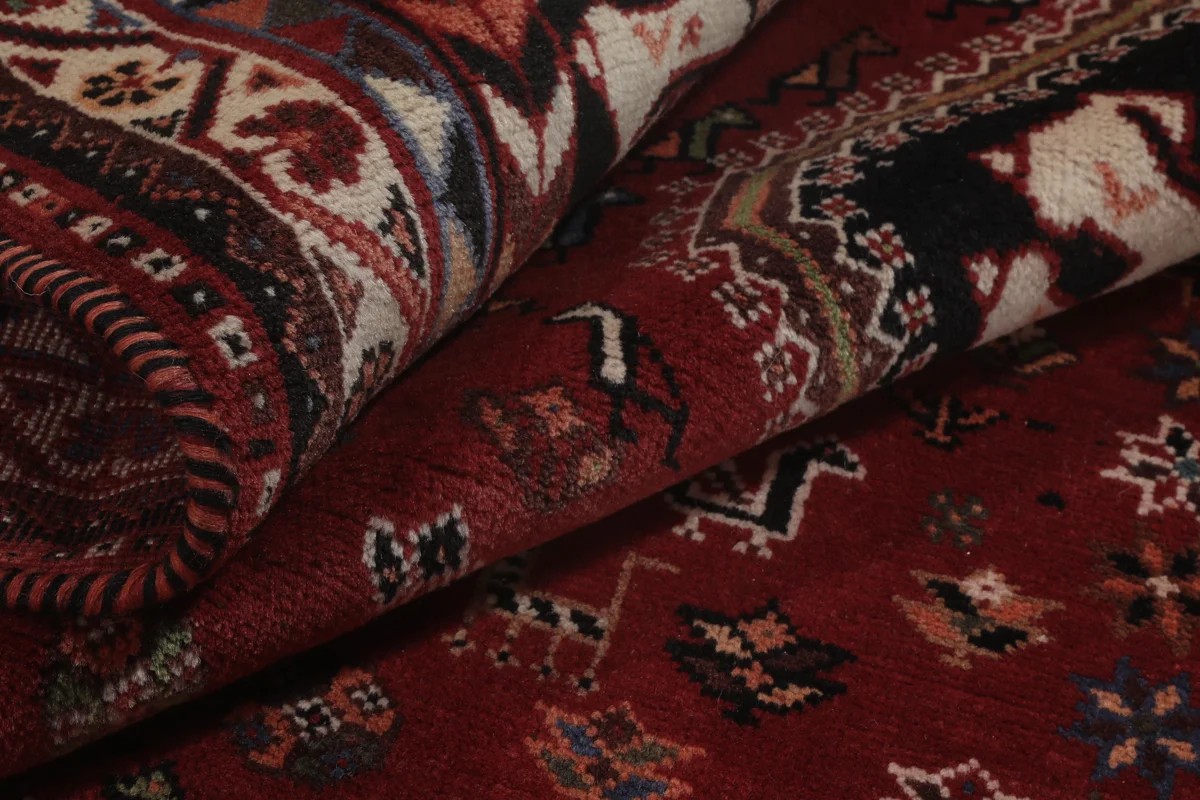 181x250 см, Иран, Кашкай, Wool, чёрный — вид 6