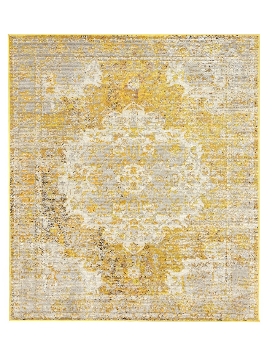 250x300 см, Турция, Винтаж, Polypropylene, жёлтый