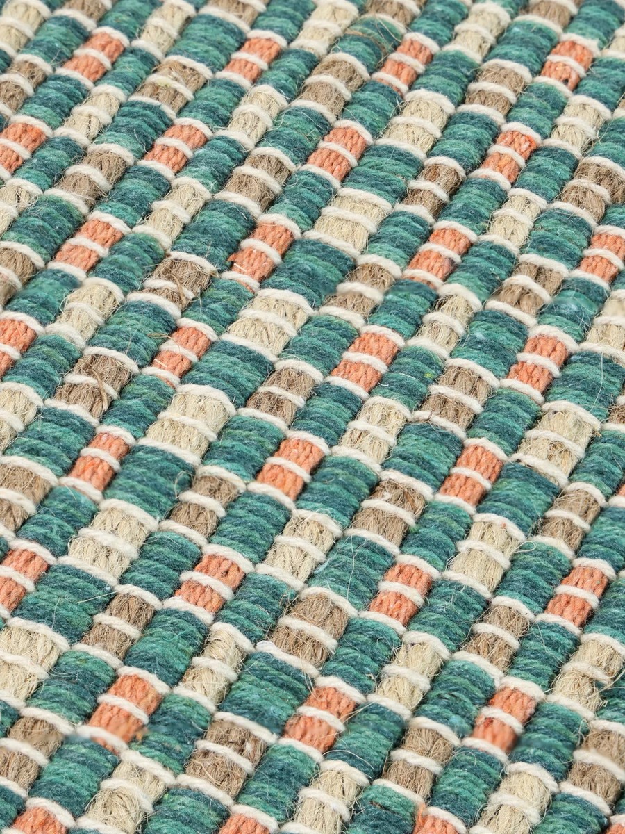 200x300 см, Индия, Современные, 50% Jute, оранжевый — вид 4