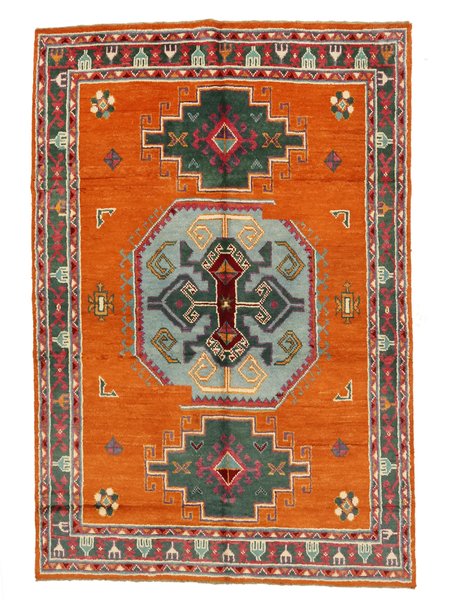 170x253 см, Афганистан, Казак, Wool, коричневый