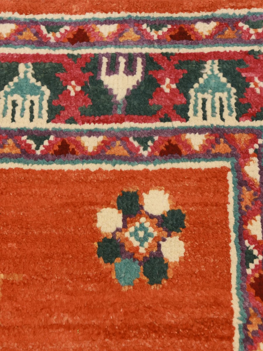 170x253 см, Афганистан, Казак, Wool, коричневый — вид 4
