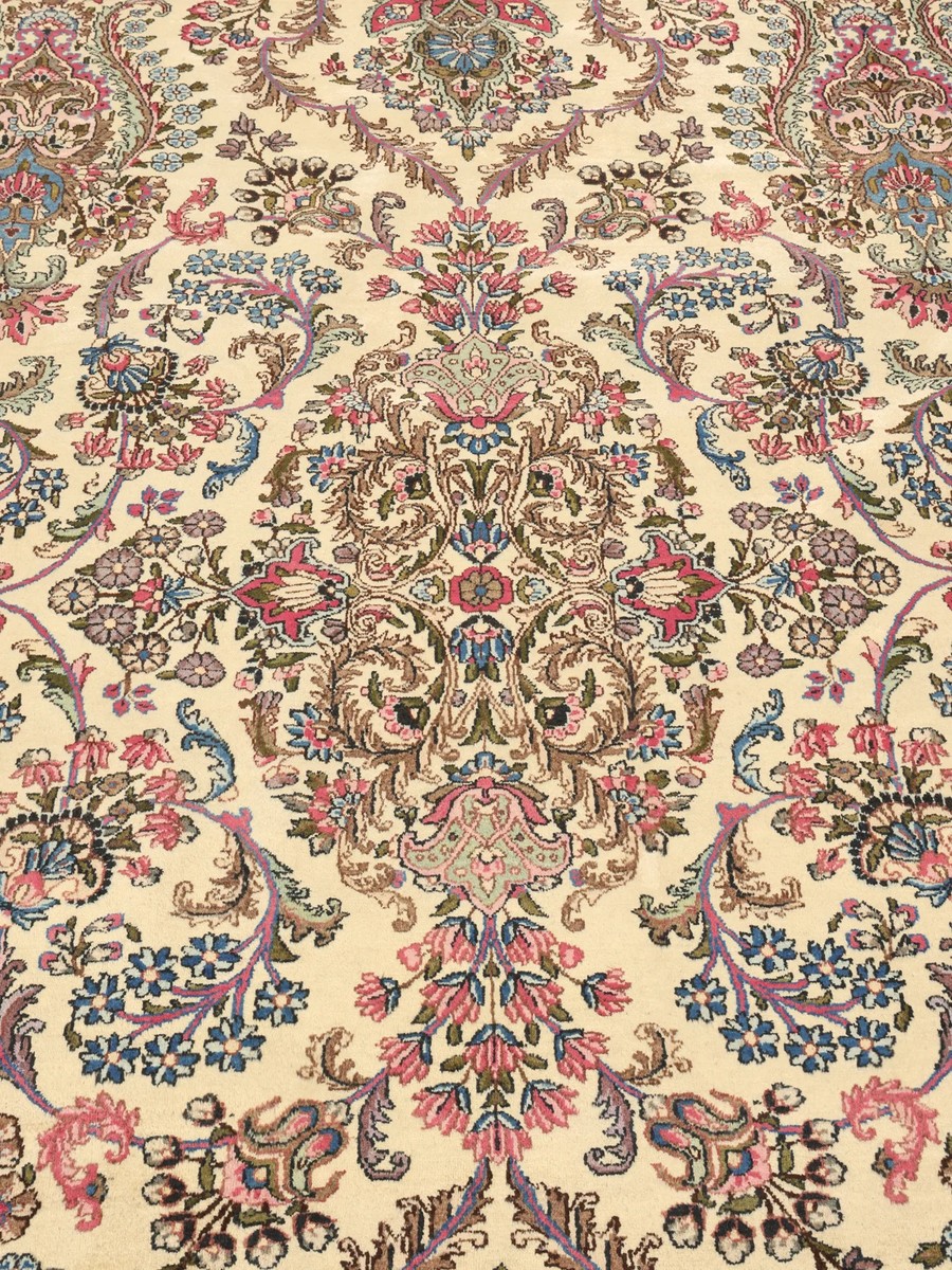 275x375 см, Иран, Керман, Wool, оранжевый — вид 4