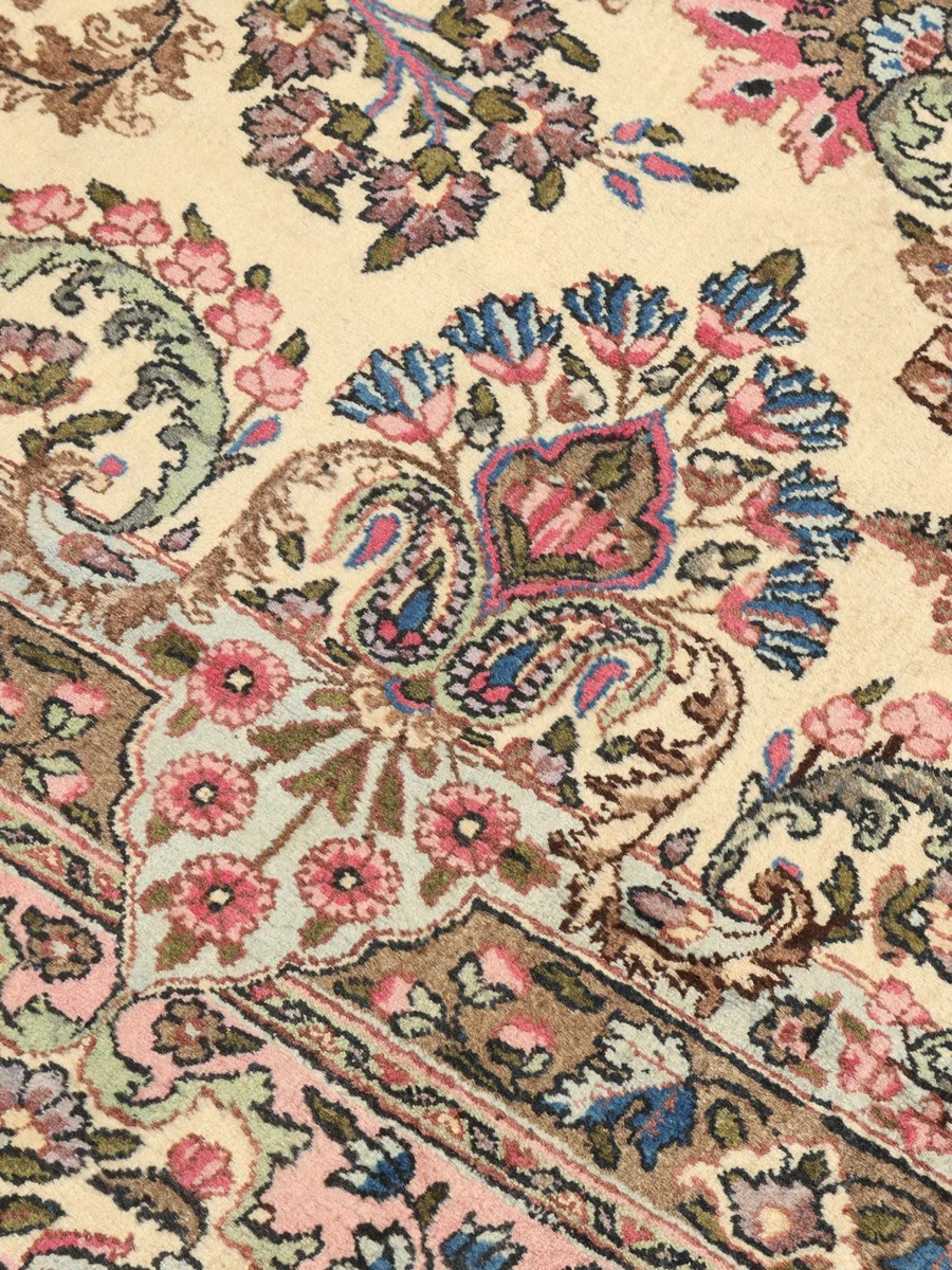 275x375 см, Иран, Керман, Wool, оранжевый — вид 5