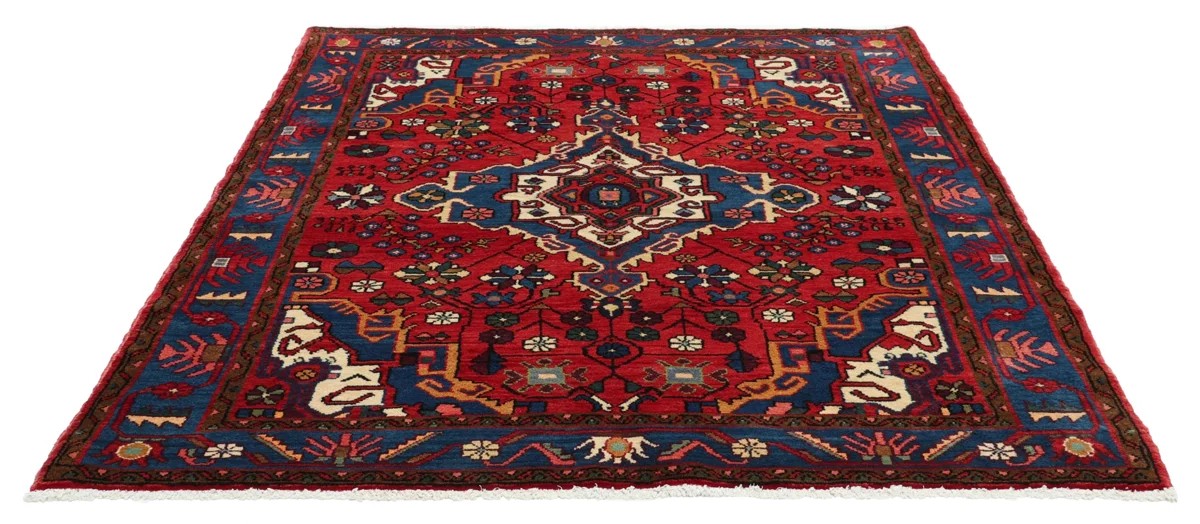 127x190 см, Иран, Хамадан, Wool, красный — вид 6
