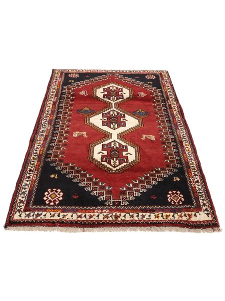 112x171 см, Иран, Кашкай, Wool, чёрный