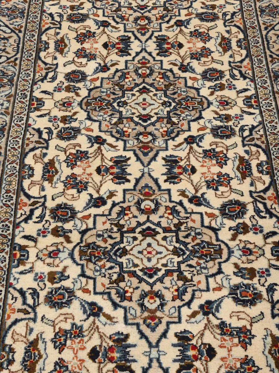 88x378 см, Иран, Кашан, Wool, коричневый