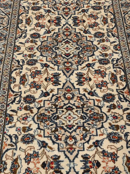 88x378 см, Иран, Кашан, Wool, коричневый