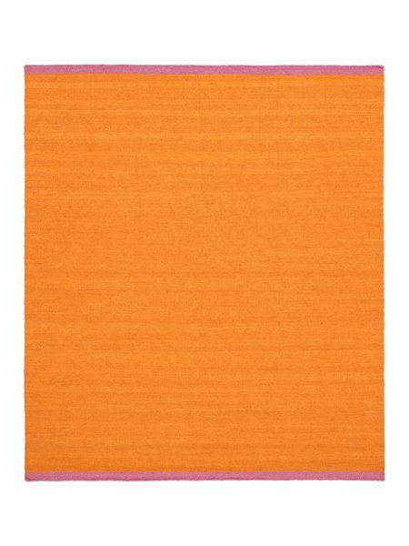 250x300 см, Индия, Однотонные, 85% Wool, оранжевый