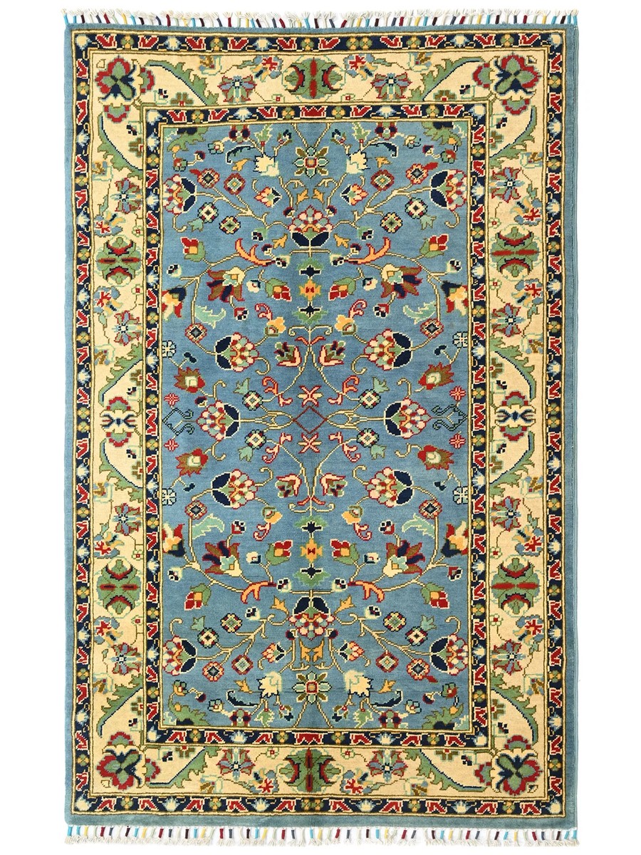 95x154 см, Афганистан, Восточные, Wool, жёлтый