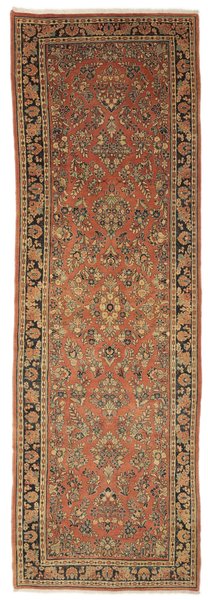125x385 см, Иран, Сарук, Wool, чёрный