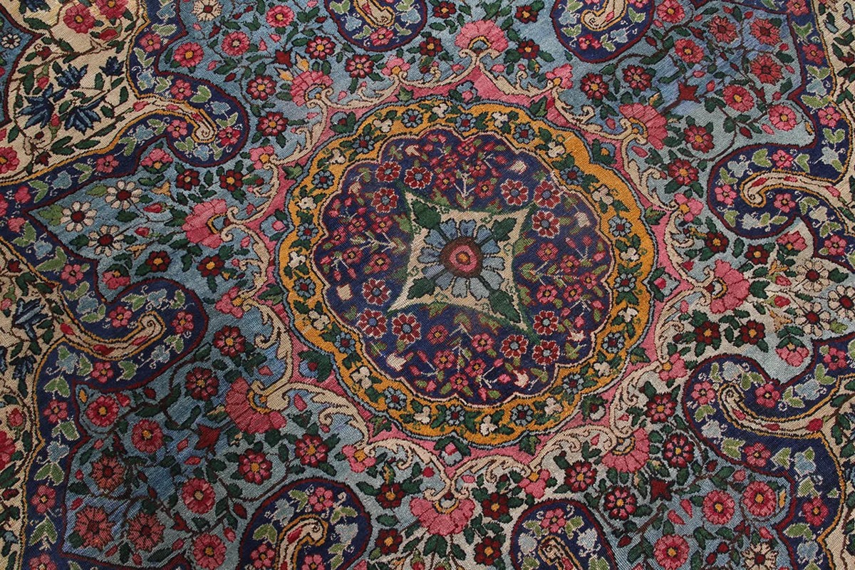 284x391 см, Иран, Керман, Wool, красный — вид 2