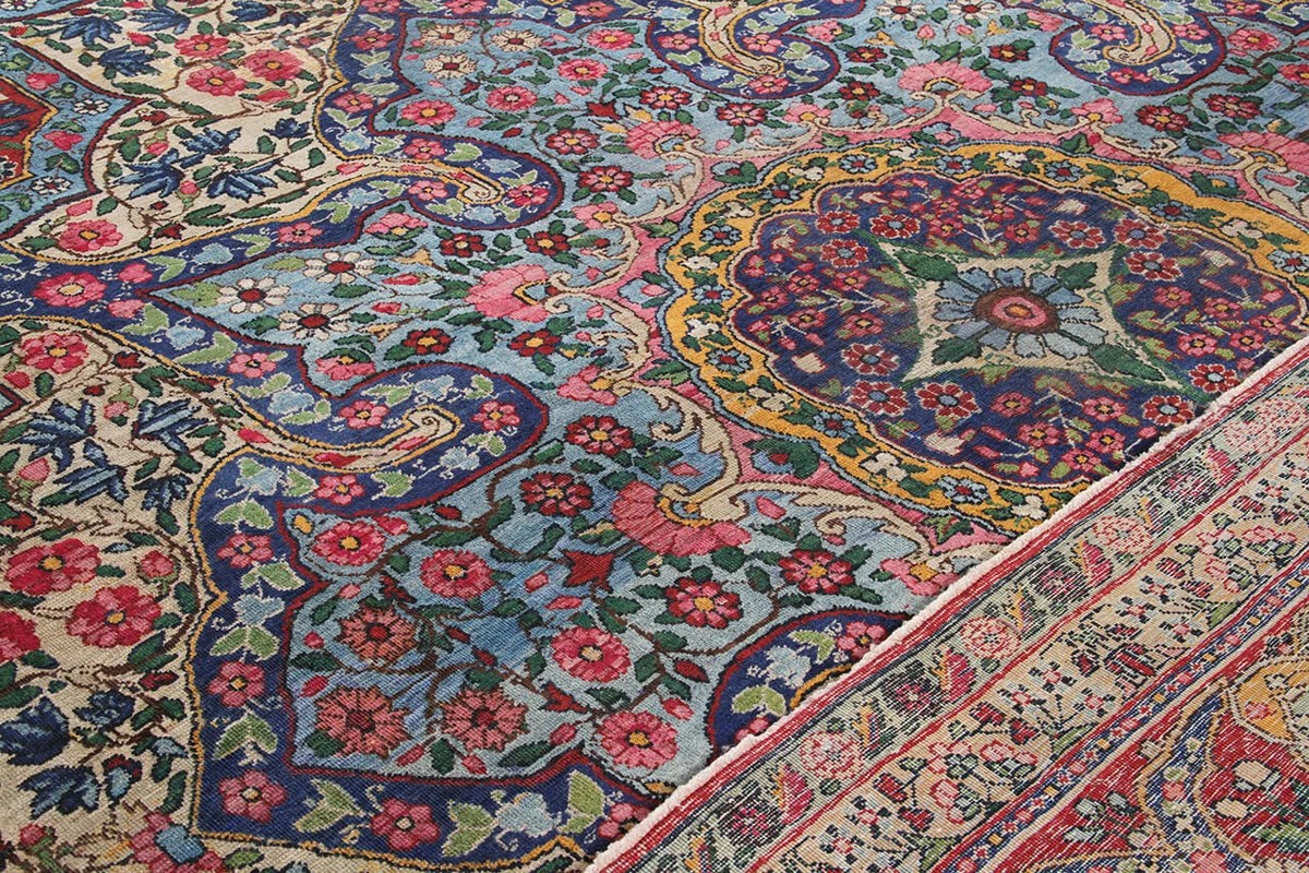 284x391 см, Иран, Керман, Wool, красный — вид 3