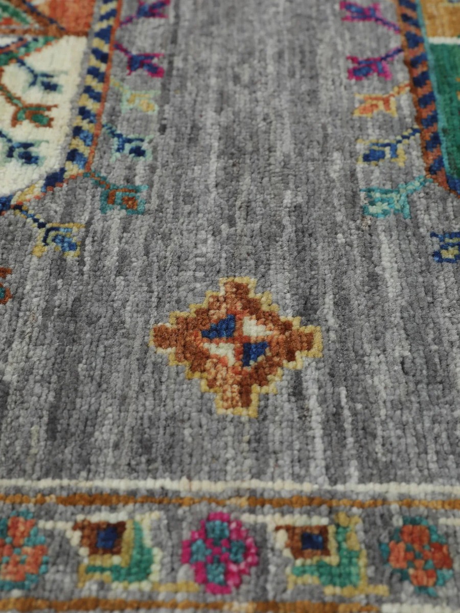 176x242 см, Афганистан, Восточные, Wool, чёрный — вид 3