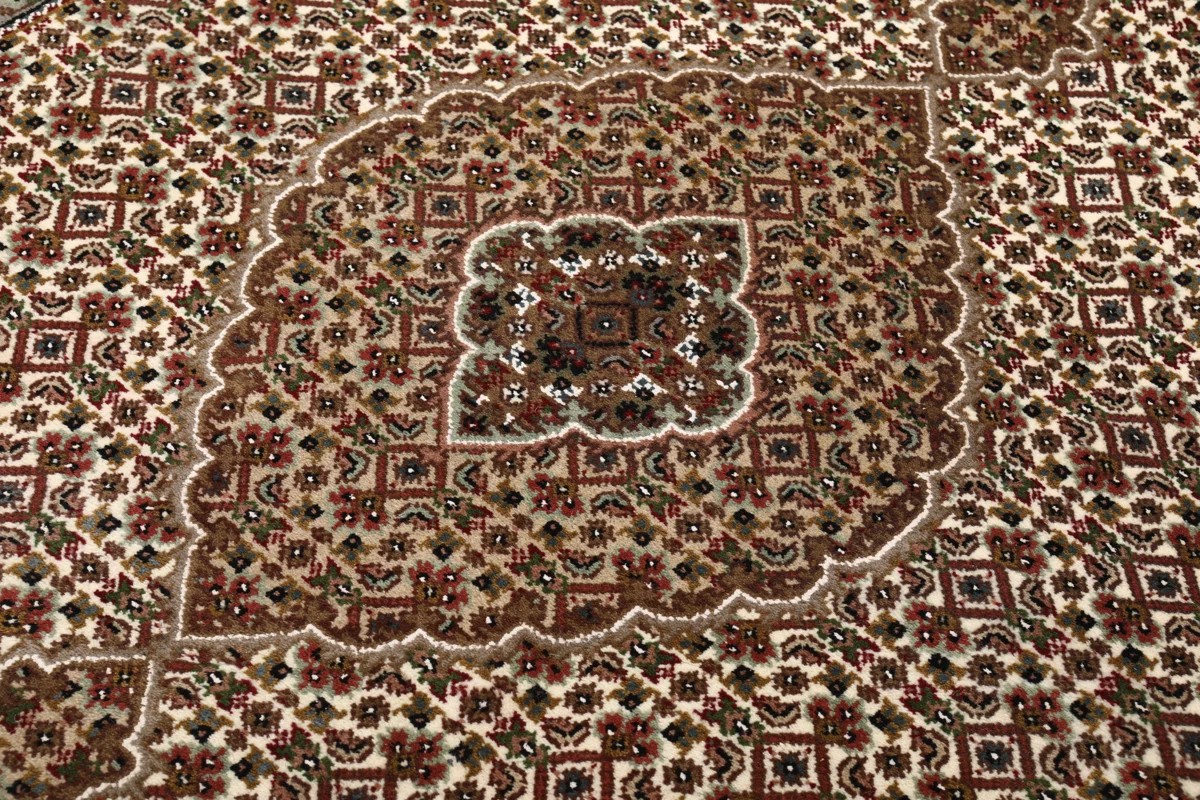 120x184 см, Индия, Табриз, Wool, оранжевый