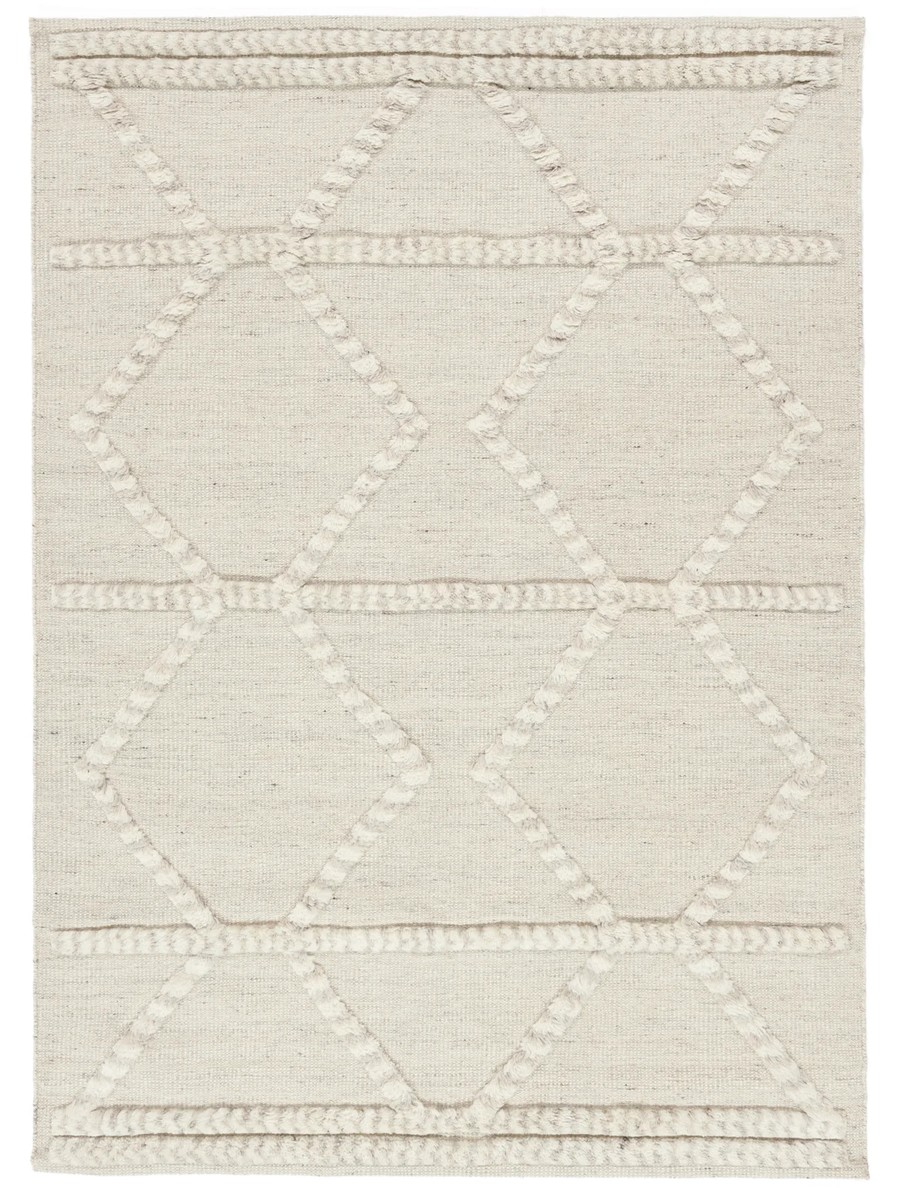 170x240 см, Индия, Бербер, 80% Wool, серо-бежевый