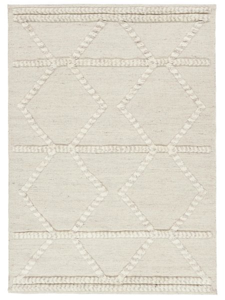 170x240 см, Индия, Бербер, 80% Wool, серо-бежевый