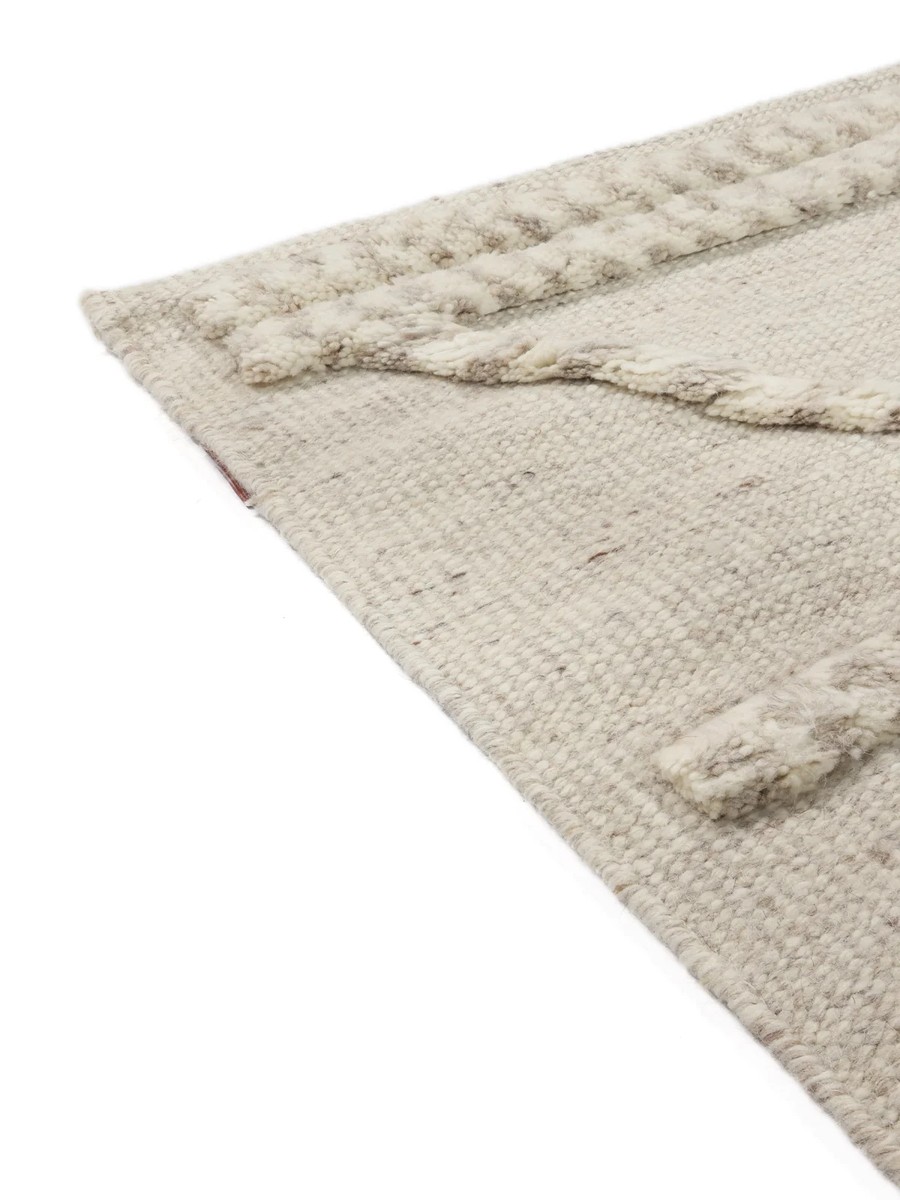 170x240 см, Индия, Бербер, 80% Wool, серо-бежевый — вид 3