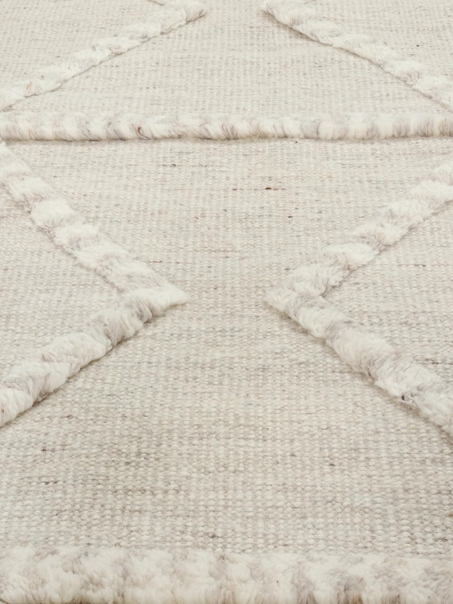 170x240 см, Индия, Бербер, 80% Wool, серо-бежевый — вид 4