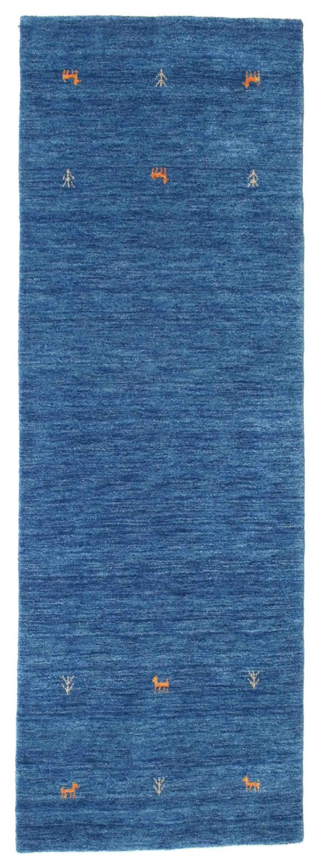 80x250 см, Индия, Габбе, Wool, синий