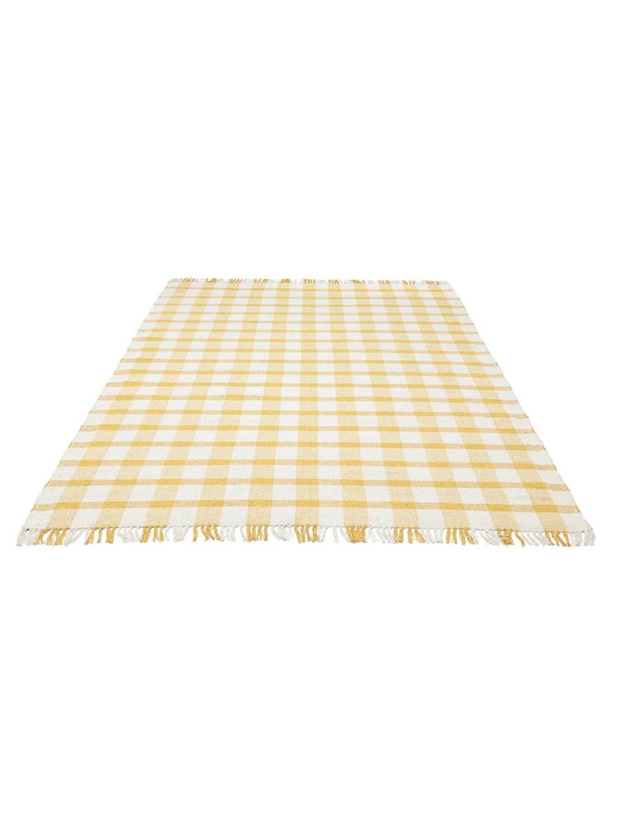 200x300 см, Индия, Вискоза, 90% Cotton, горчичный — вид 2