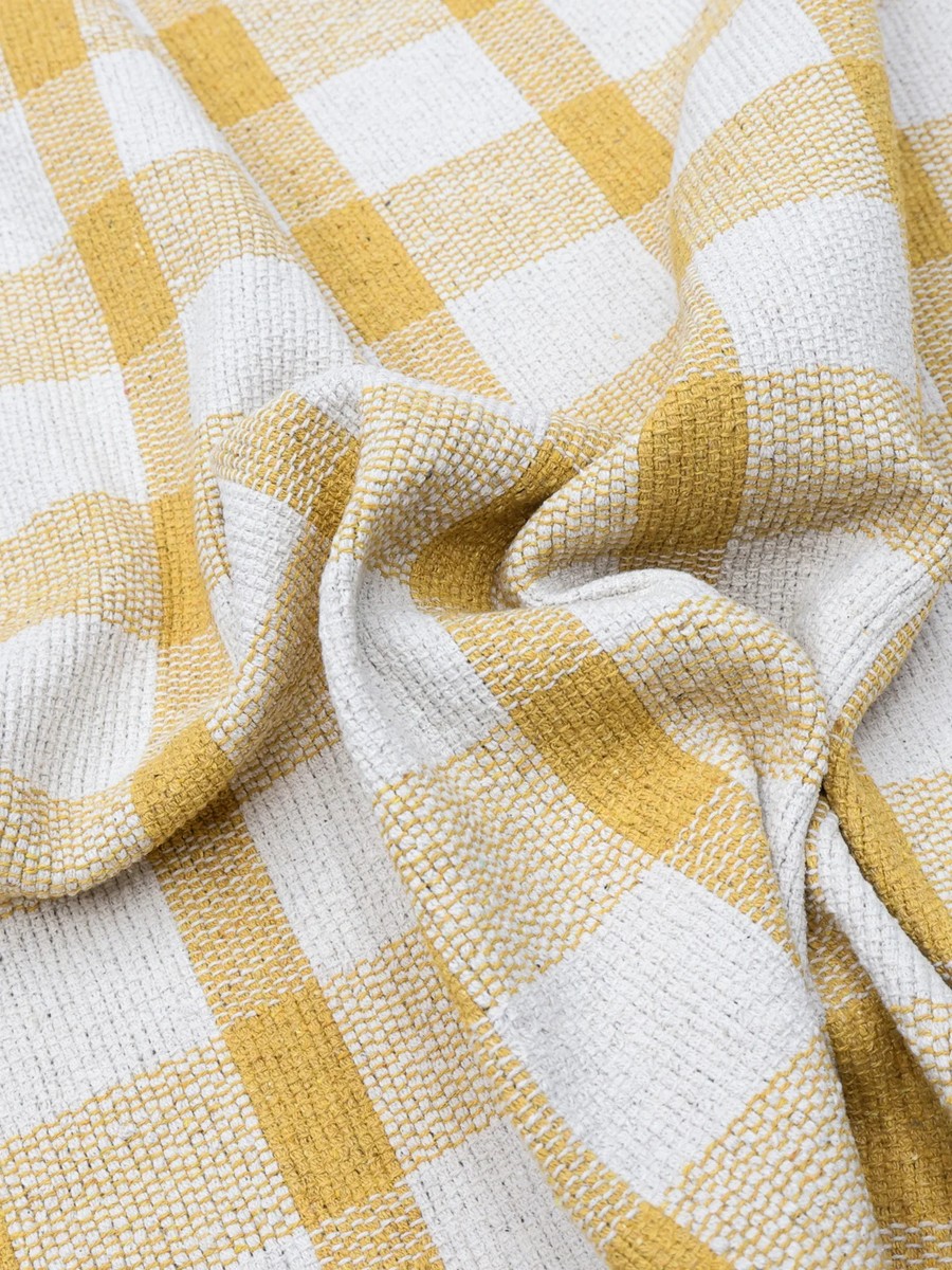 200x300 см, Индия, Вискоза, 90% Cotton, горчичный — вид 4