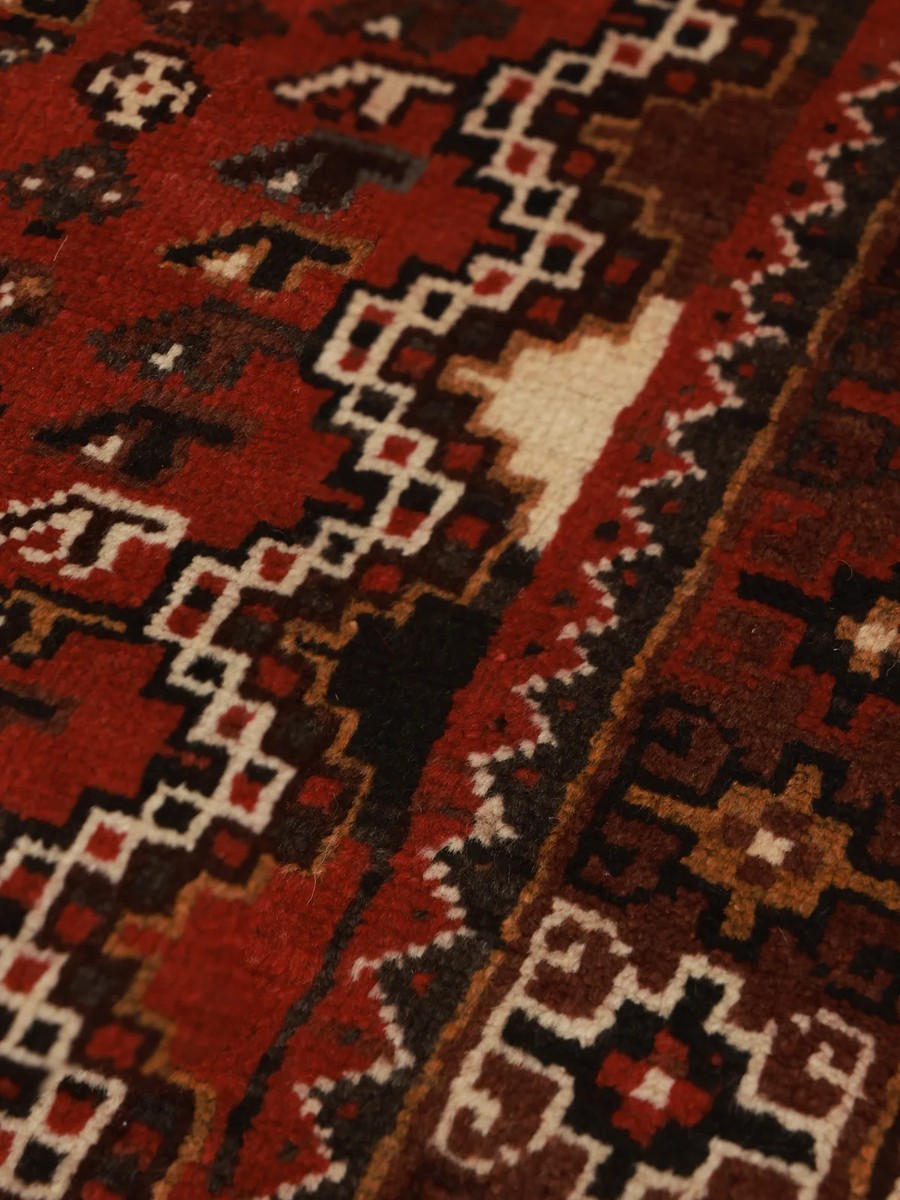 162x254 см, Иран, Кашкай, Wool, чёрный — вид 4