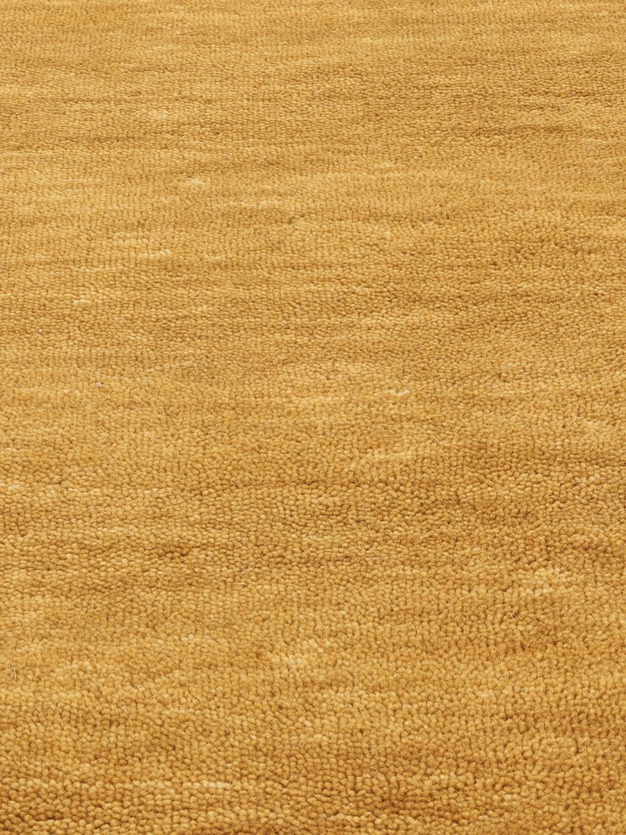 250x350 см, Индия, Однотонные, Wool, горчичный — вид 5