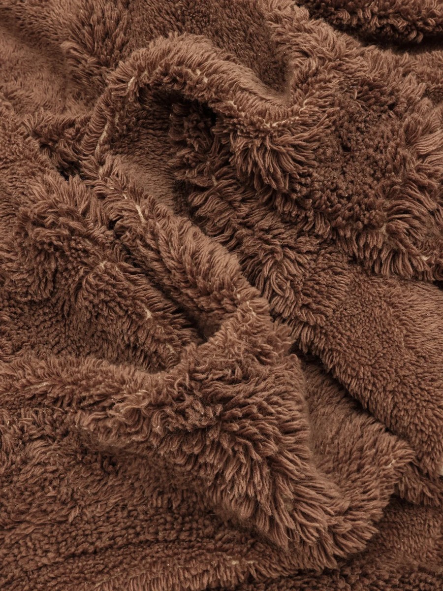 Ø200 см, Индия, Шэгги, Wool, коричневый — вид 3
