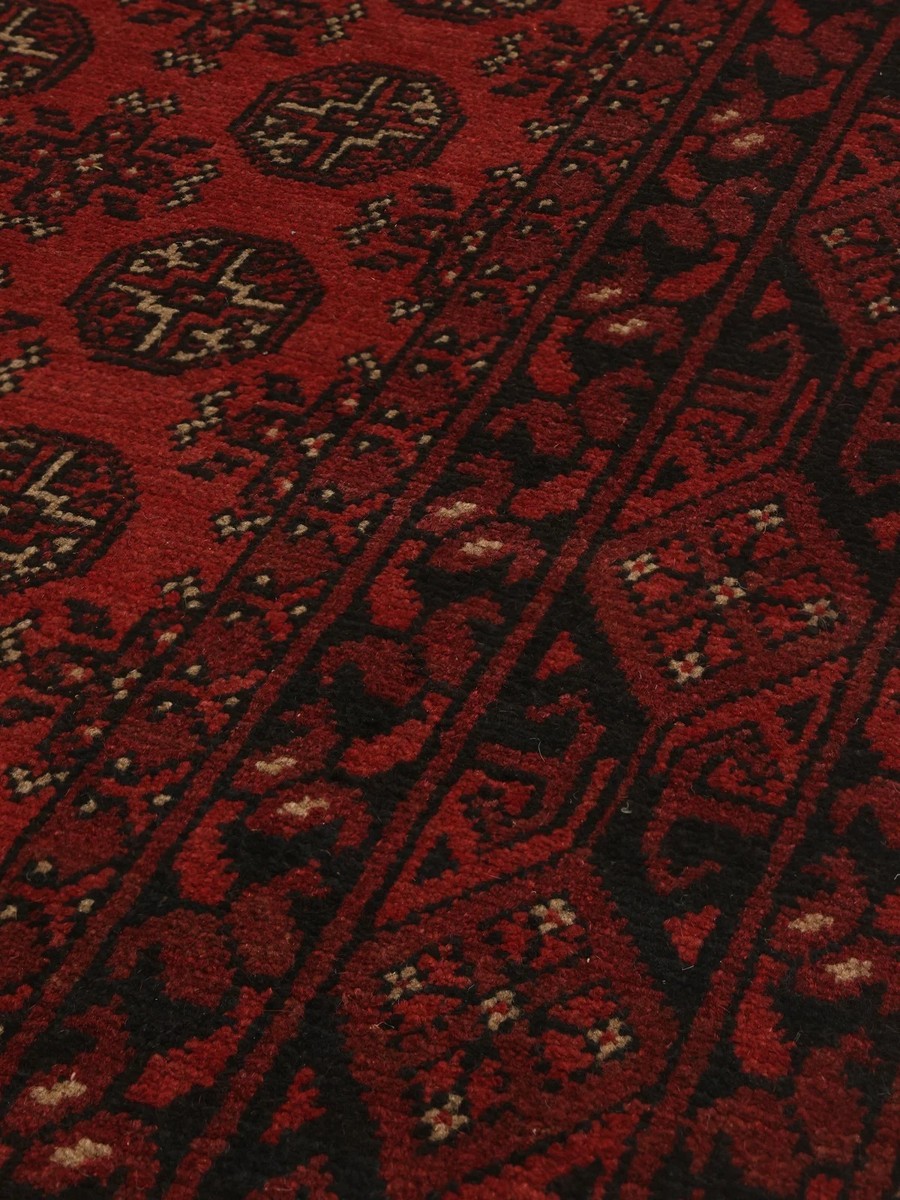 193x286 см, Афганистан, Акче, Wool, чёрный — вид 4