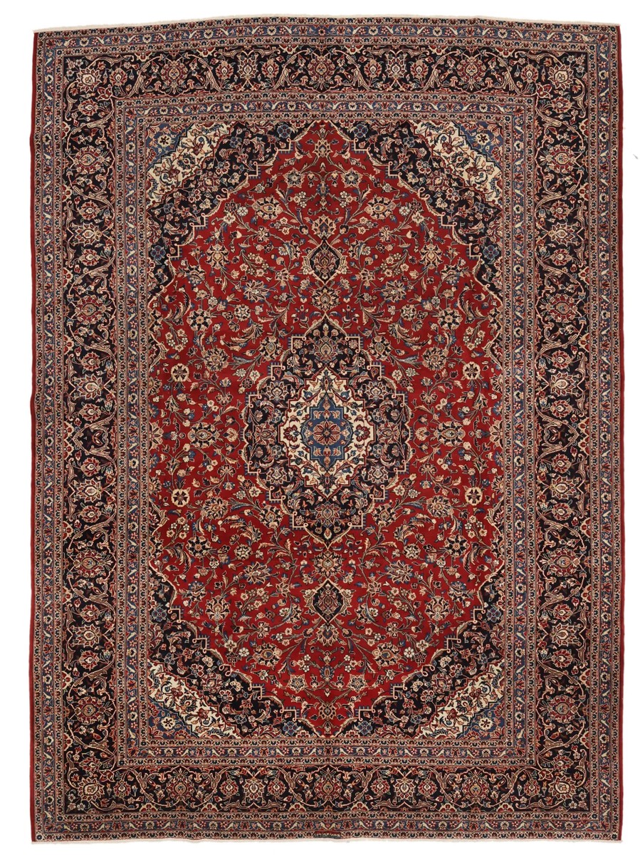 314x427 см, Иран, Кашан, Wool, красный