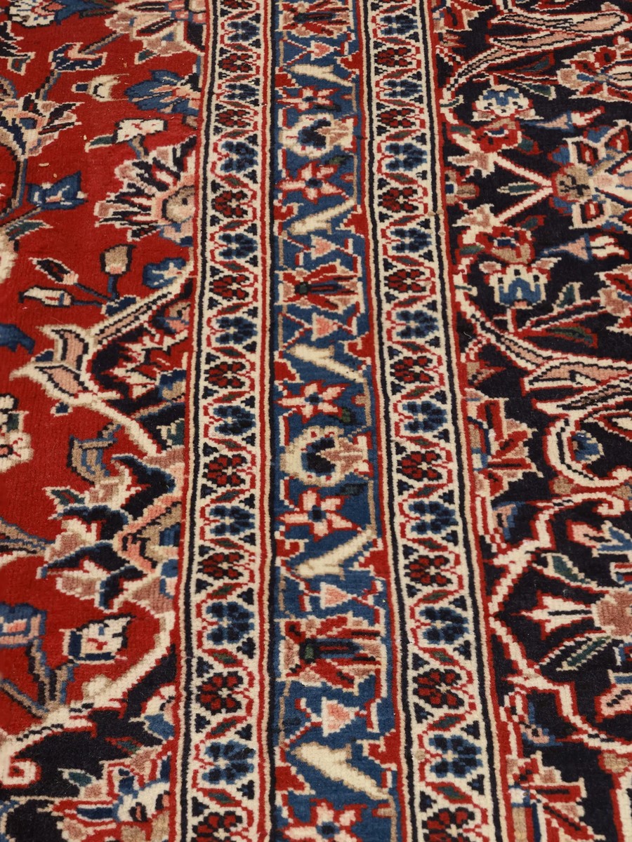 314x427 см, Иран, Кашан, Wool, красный — вид 4
