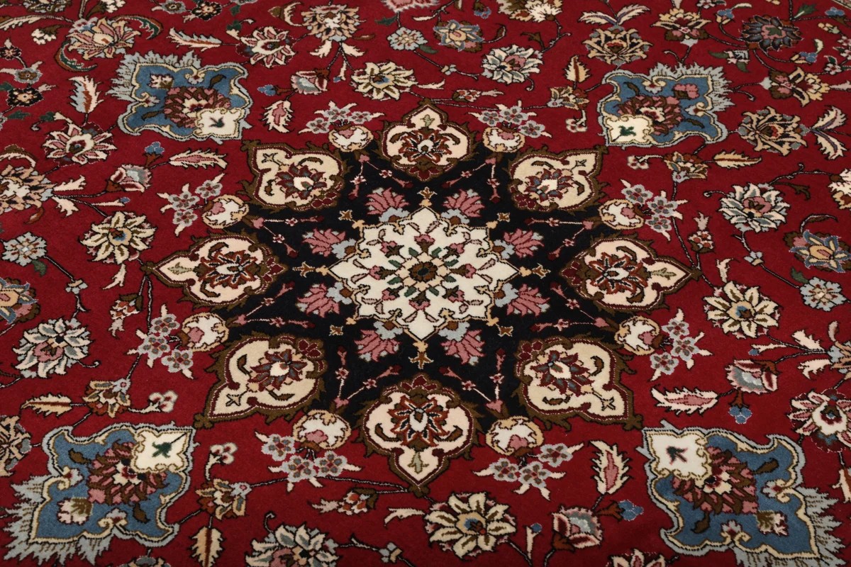 201x203 см, Иран, Табриз, Wool, красный — вид 3