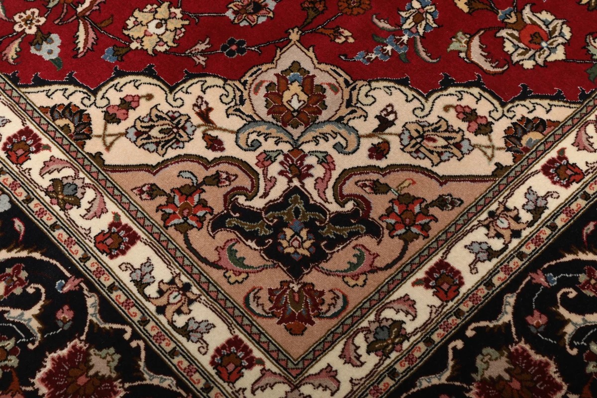 201x203 см, Иран, Табриз, Wool, красный — вид 4