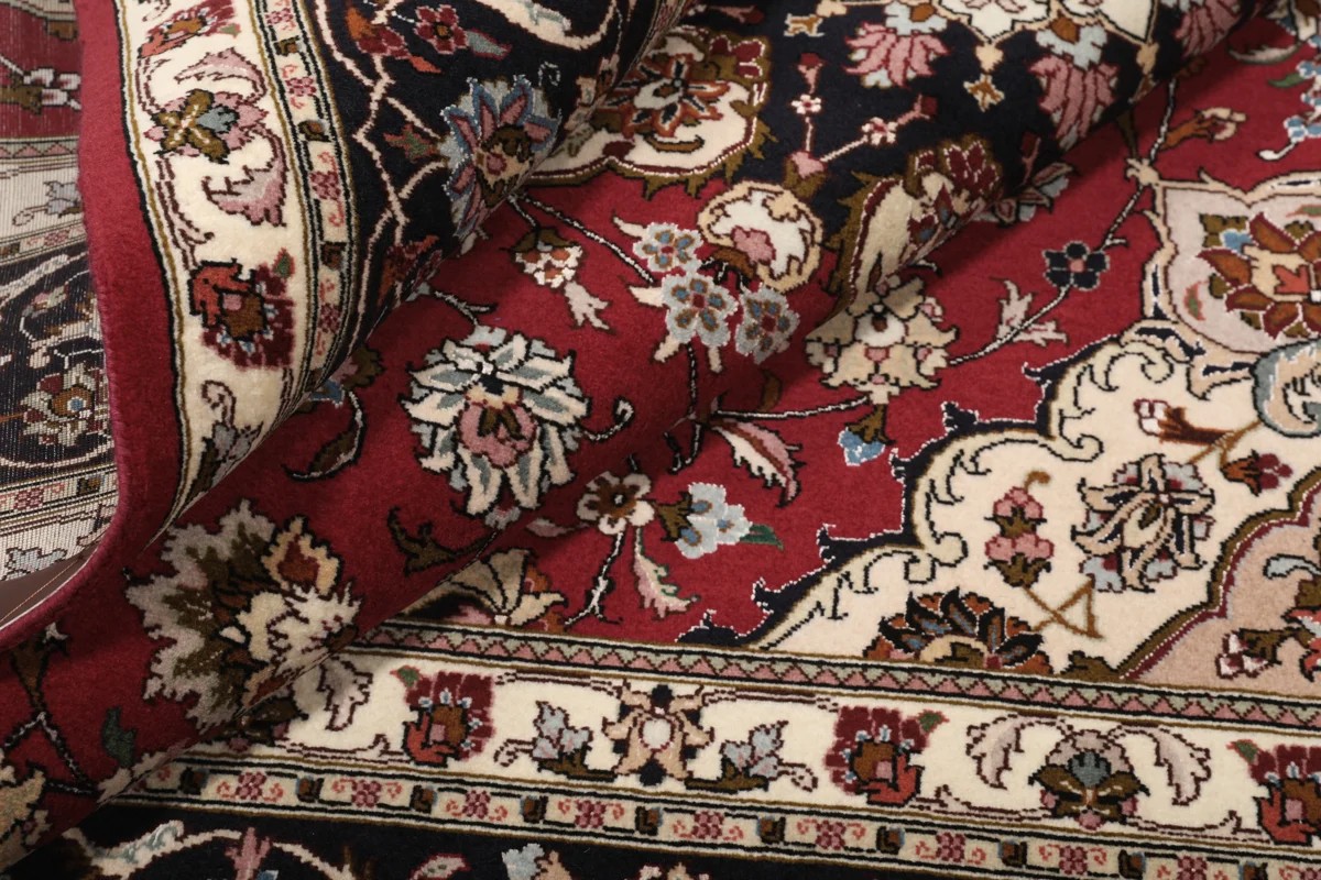 201x203 см, Иран, Табриз, Wool, красный — вид 6