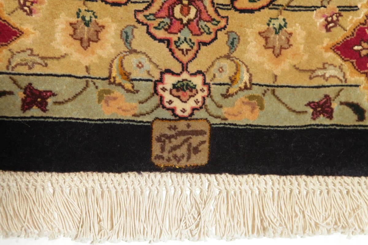 304x411 см, Иран, Табриз, Wool, оранжевый — вид 2