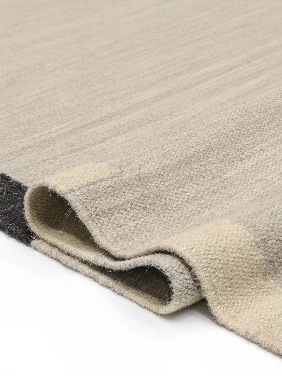 160x230 см, Индия, Современные, Wool, бежевый — вид 3