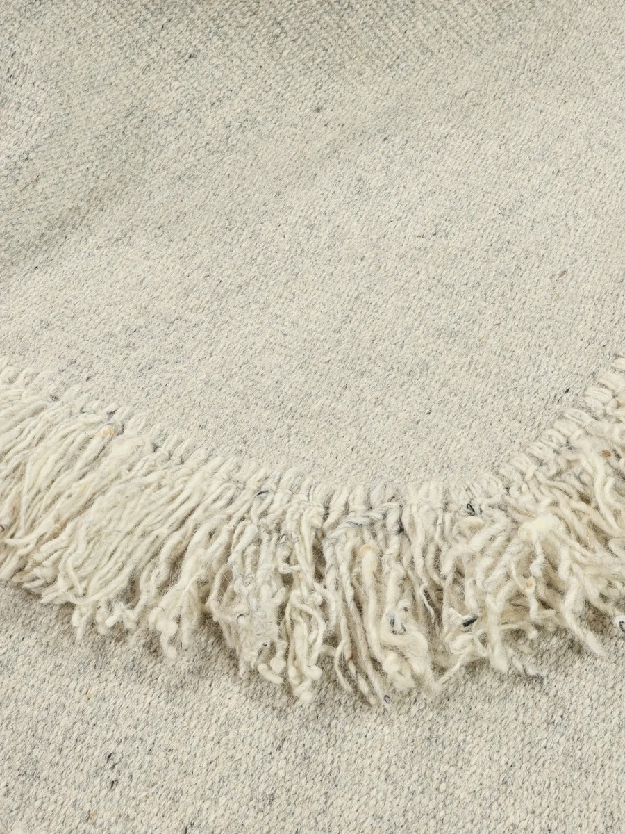 Ø200 см, Индия, Современные, 90% Wool, серый — вид 3