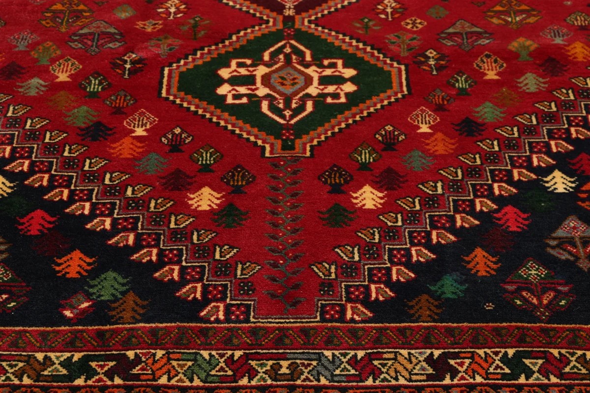 190x305 см, Иран, Кашкай, Wool, красный — вид 5