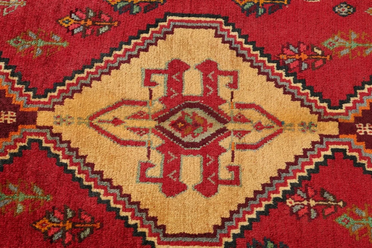 190x305 см, Иран, Кашкай, Wool, красный — вид 6