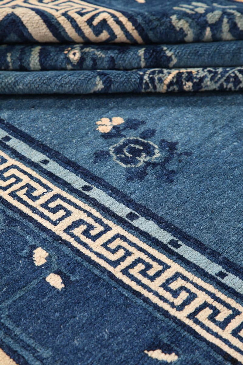 183x264 см, Китай, Восточные, Wool, тёмно-синий — вид 6