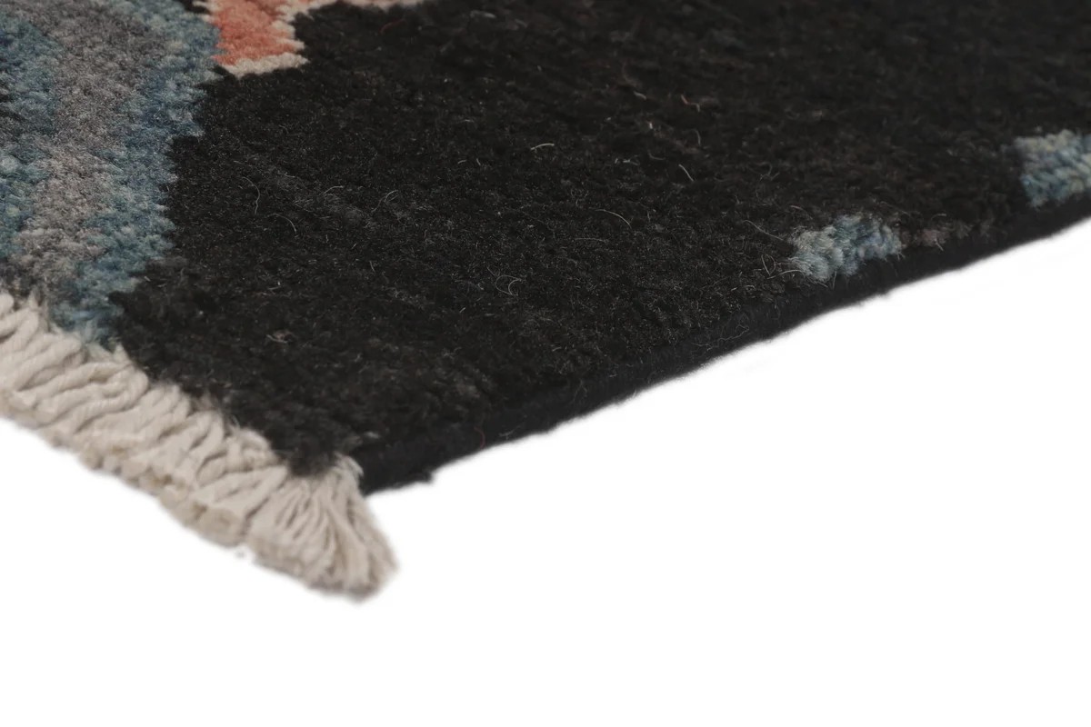 201x310 см, Афганистан, Казак, Wool, чёрный — вид 2