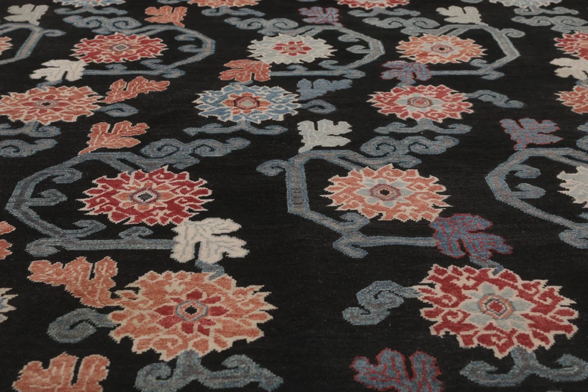 201x310 см, Афганистан, Казак, Wool, чёрный — вид 3