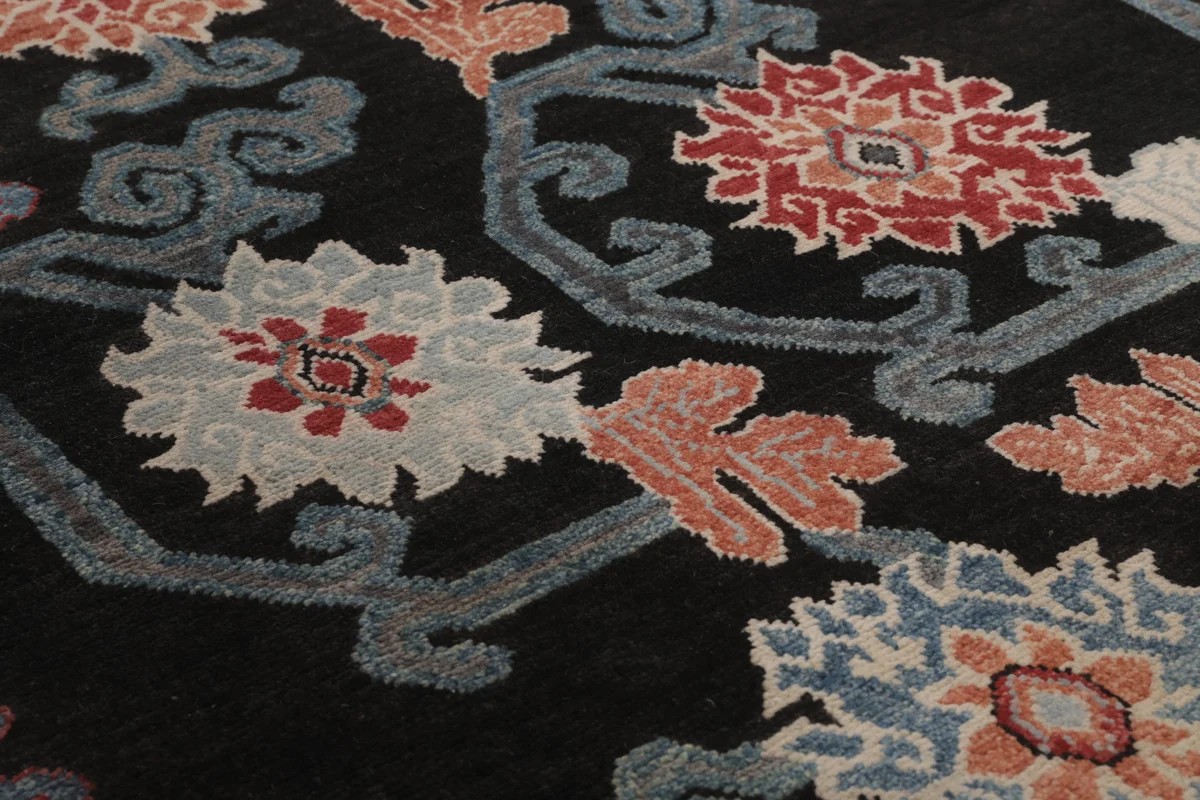 201x310 см, Афганистан, Казак, Wool, чёрный — вид 4