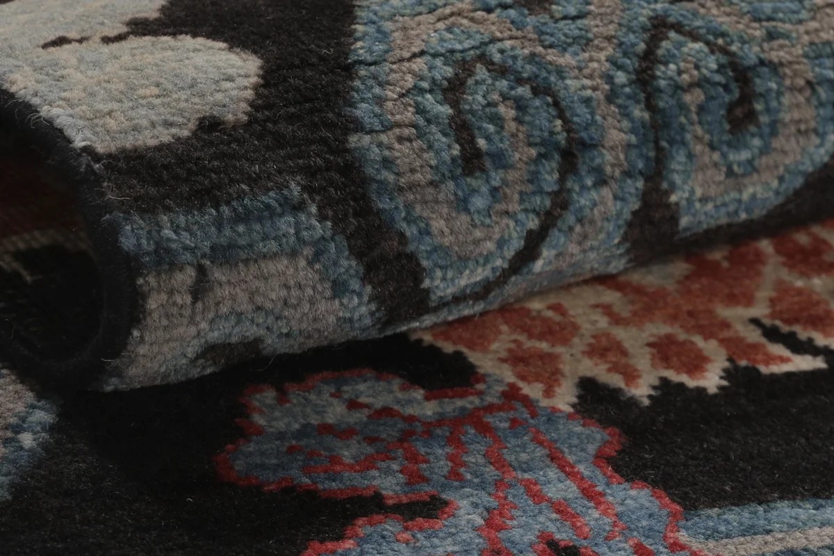 201x310 см, Афганистан, Казак, Wool, чёрный — вид 5